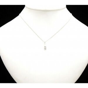 TIFFANYCo Tiffany Elsa Peretti Teardrop Pendant Necklace Silver